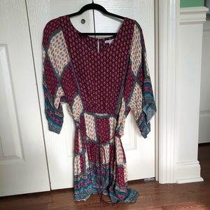 American Eagle Patchwork Patterned Dress